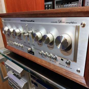 Marantz 1152 DC  Verstärker Bolide im woodcase  Japan 1979